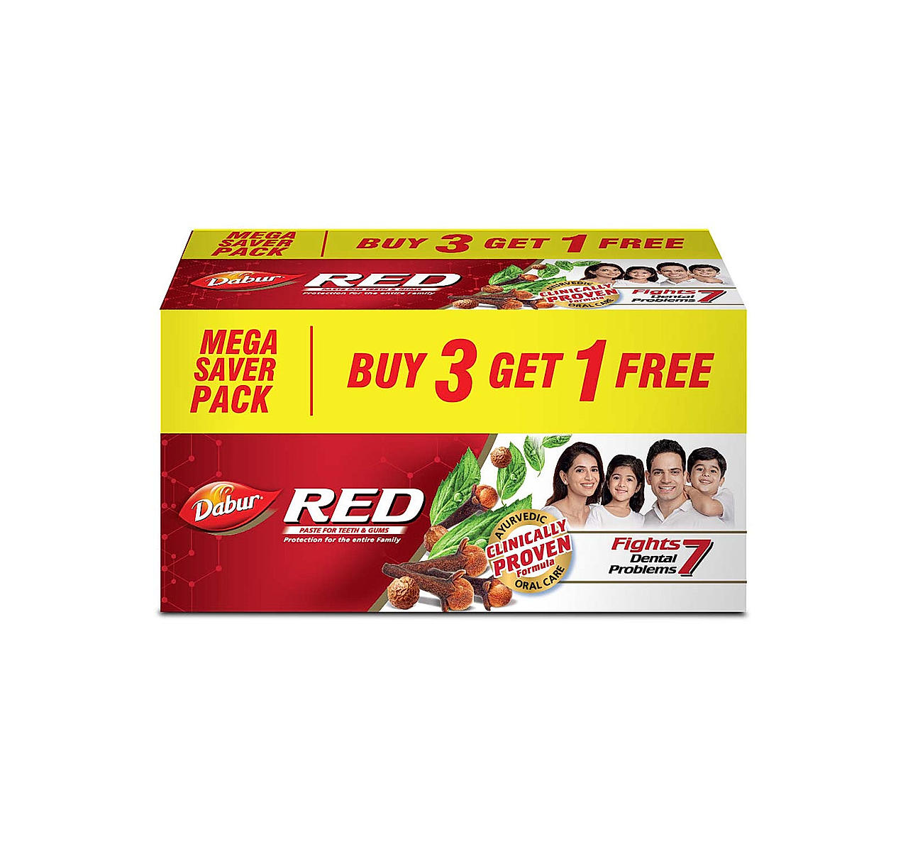 Dabur Red Toothpaste - 150g (Buy 3 Get 1 Free)