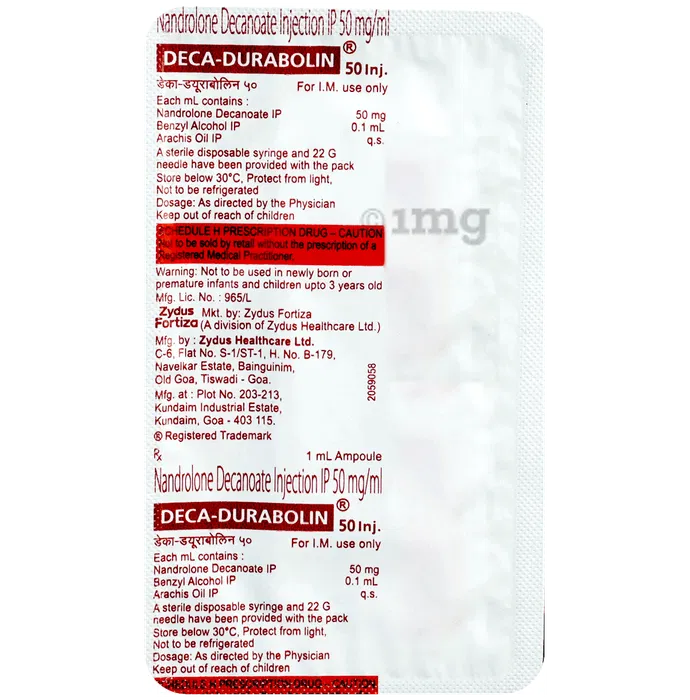 DECA DURABOLIN 50 MG INJ 1ML